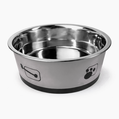 Tigela para Ração - Aço Inox tamanho G - PRÉ-VENDA