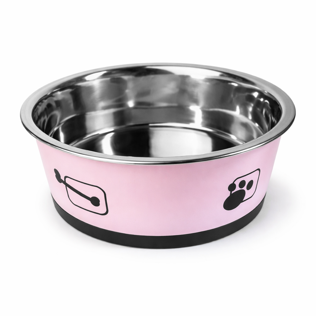 Tigela para Ração - Aço Inox tamanho G - PRÉ-VENDA