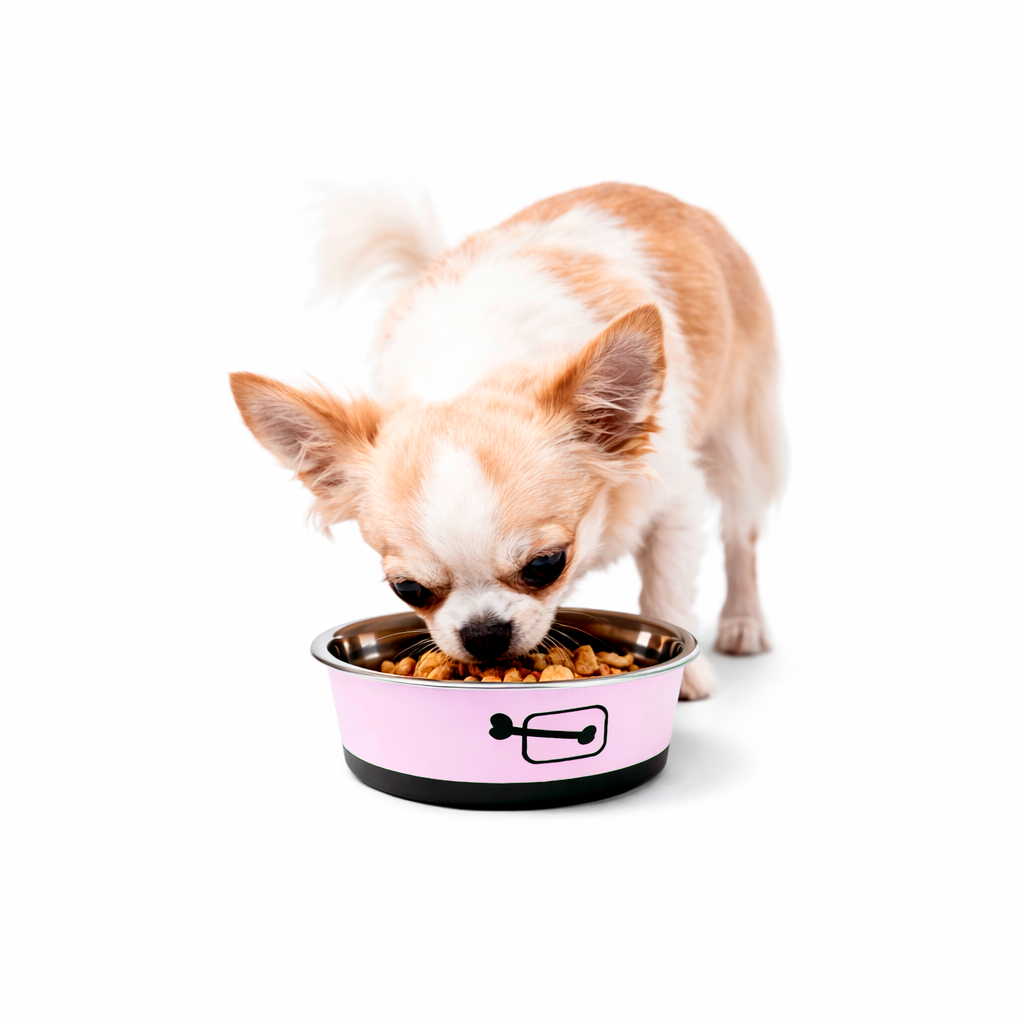 Tigela para Ração - Aço Inox tamanho P PRÉ-VENDA